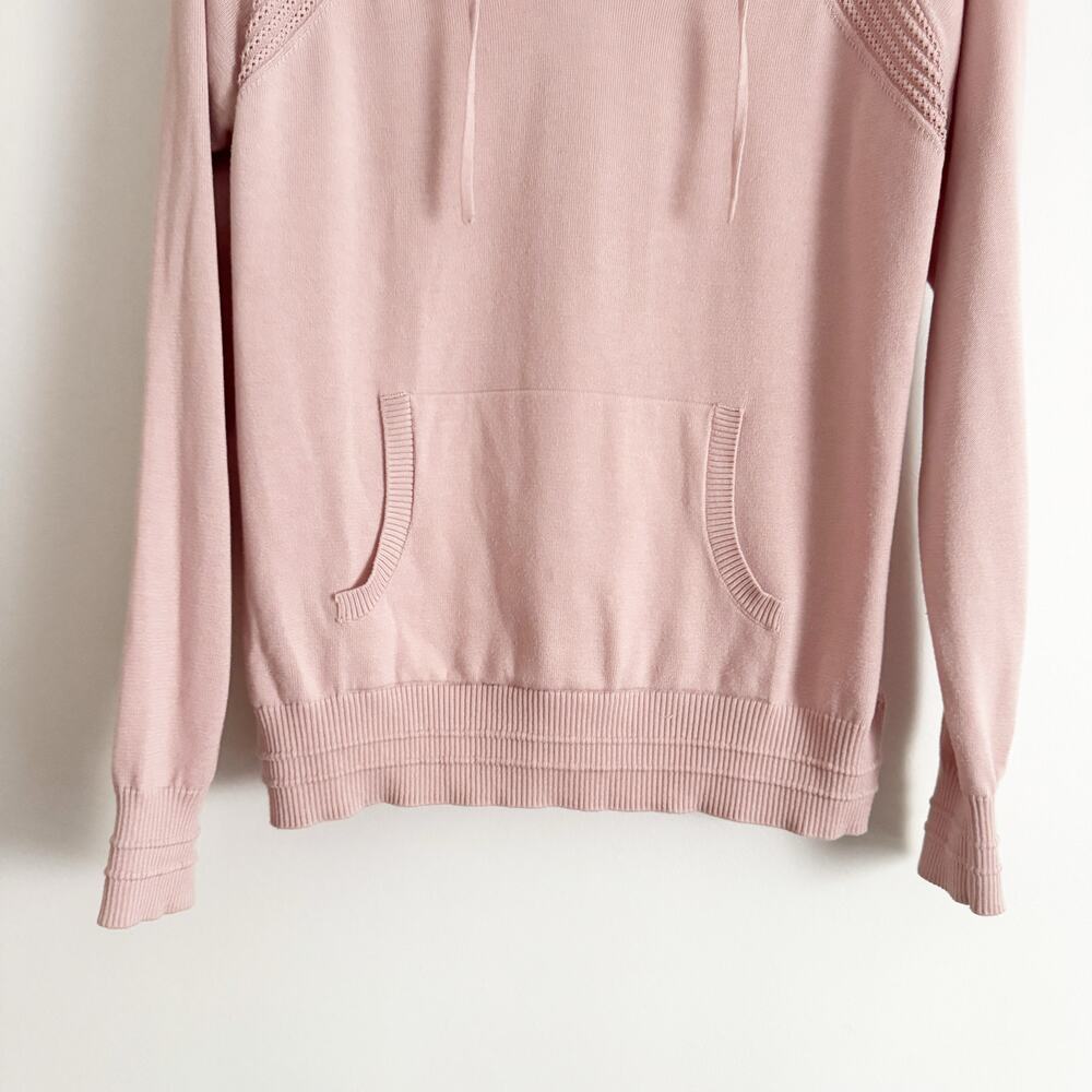 ATHLETA Evergreen Hoodie Sweater Hydrangea Pink Medium M - Picture 6 of 11